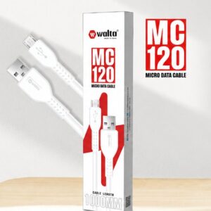 Walta MC-120 USB to Micro USB Data Cable | 1000mm (1 Meter) Fast Charging & Data Sync Cable | Durable Charging Cable